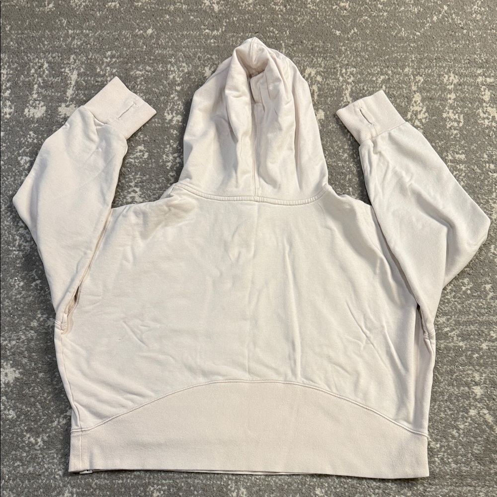 JoyLab Pale Cream Half-Zip Hoodie Sweatshirt - Picture 5 of 5